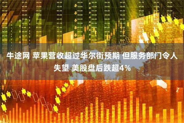 牛途网 苹果营收超过华尔街预期 但服务部门令人失望 美股盘后跌超4%