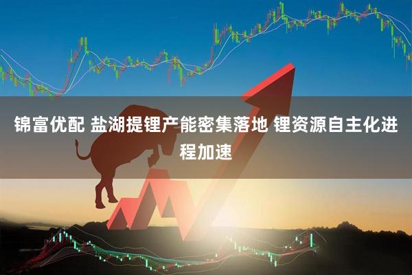 锦富优配 盐湖提锂产能密集落地 锂资源自主化进程加速