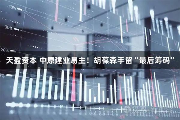 天盈资本 中原建业易主！胡葆森手留“最后筹码”